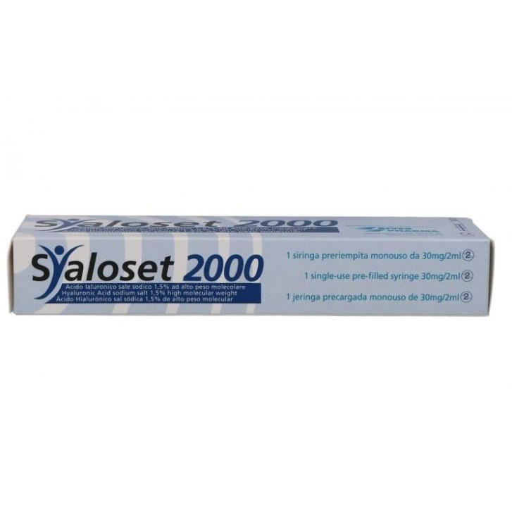 Syaloset 2000 1,5% Siringa Preriempita Acido Ialuronico 1 pezzo
