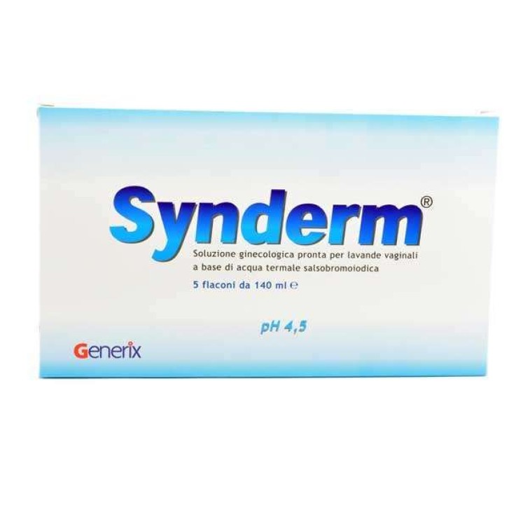 Synderm Soluzione Ginecologica per Lavanda Vaginale 5 Flaconi 140 ml