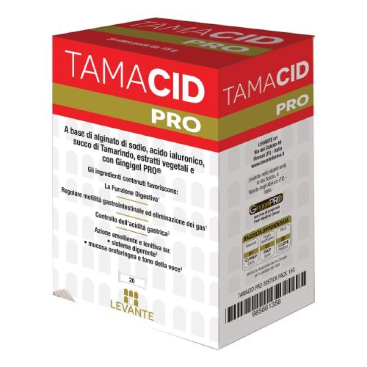 Tamacid Pro 20 stick pack - Integratore Funzione Digestiva