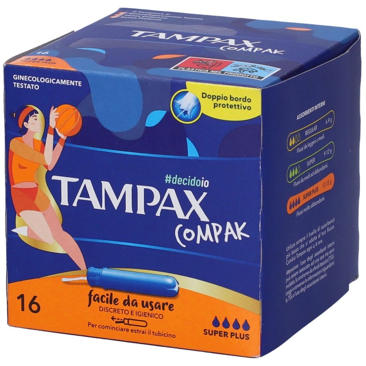 Tampax Compak Super Plus 16 Pezzi