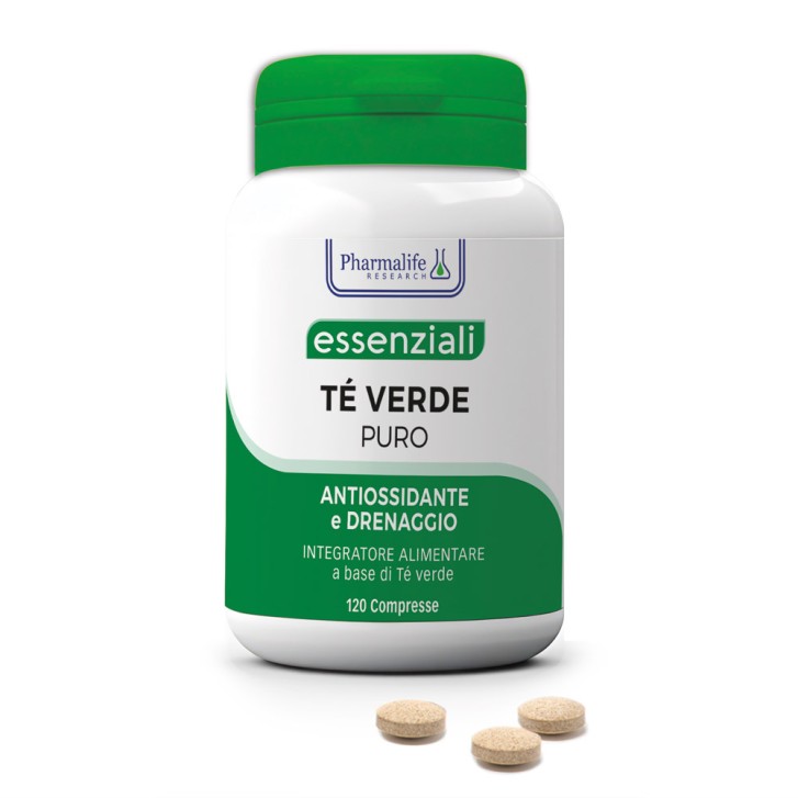 T&egrave; Verde Puro 120 Compresse - Integratore Antiossidante e Drenante