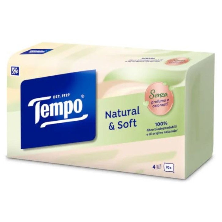 Tempo Natural & Soft Box 70 Fazzoletti