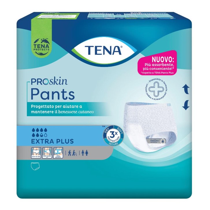 Tena Pants Extra Plus Pannolone Taglia L 10 pezzi