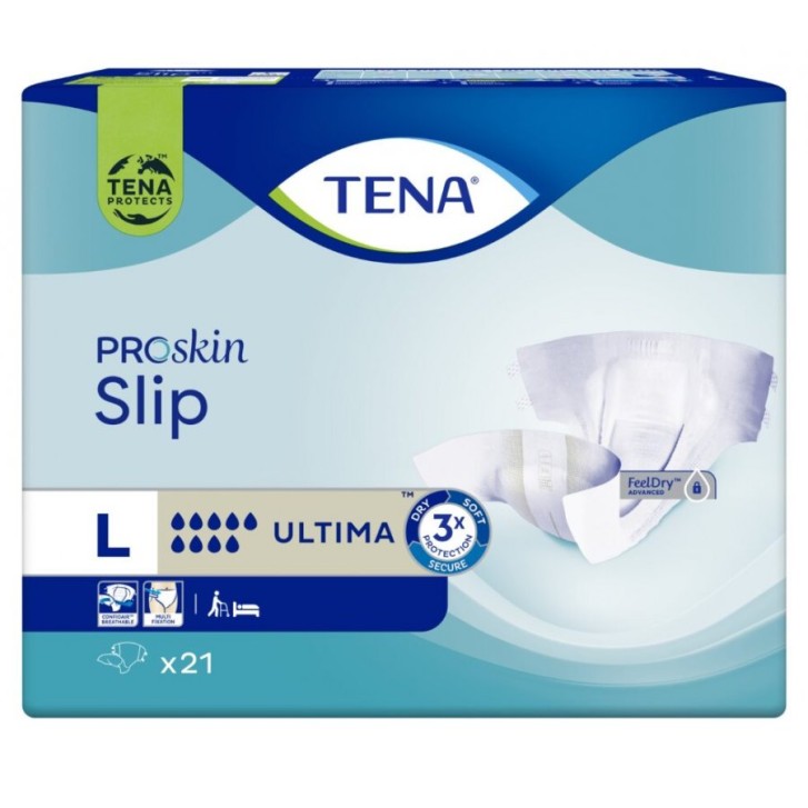 TENA Slip Ultima Pannolone Mutandina Taglia L 21 Pezzi