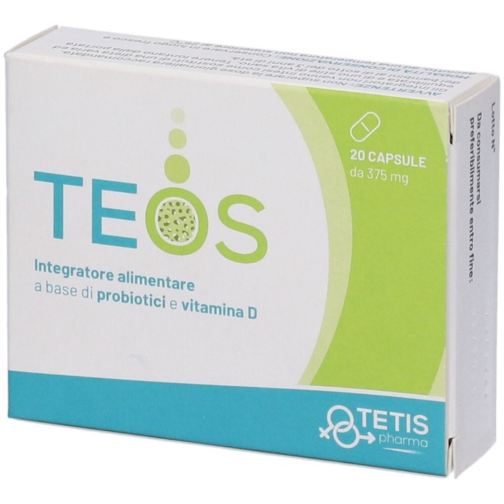 Teos 20 capsule - Integratore Probiotici e Vitamina D