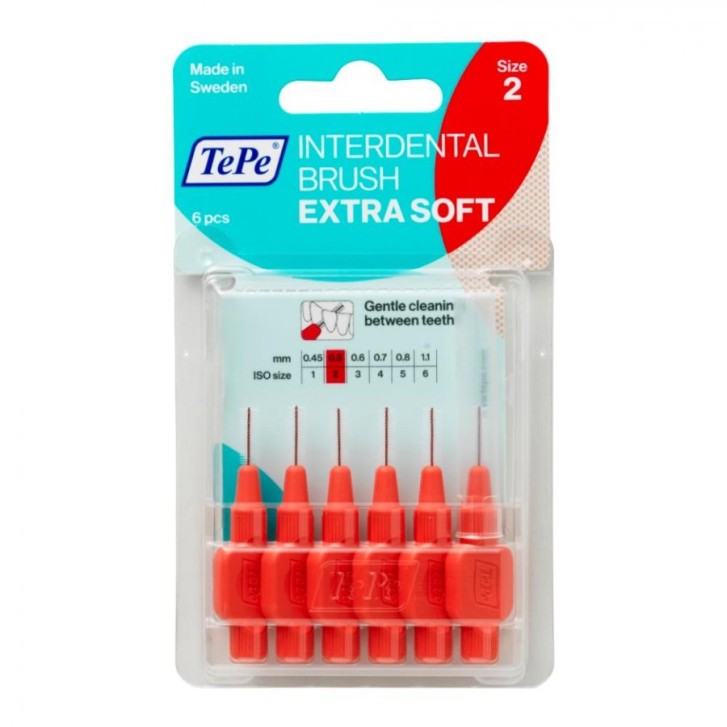 TePe Scovolini Extra Soft Rossi 0,5 mm 6 Pezzi