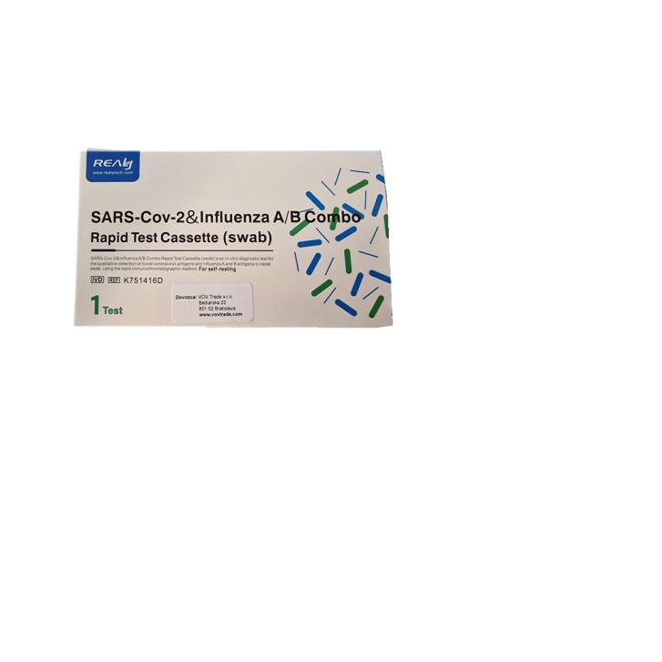 Test Rapido Antigenico Sars-Cov-2 e Influenza A/B Combo 1 pezzo
