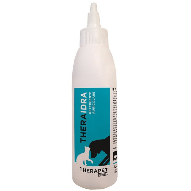 Theraidra Detergente Auricolare Cani e Gatti 150 ml