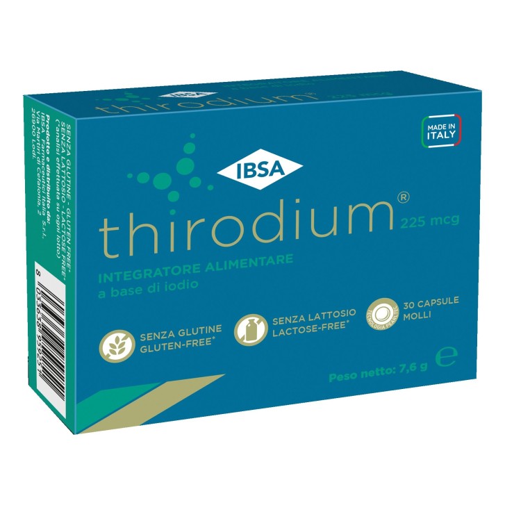 Thirodium 225 mcg 30 capsule - Integratore per la Tiroide