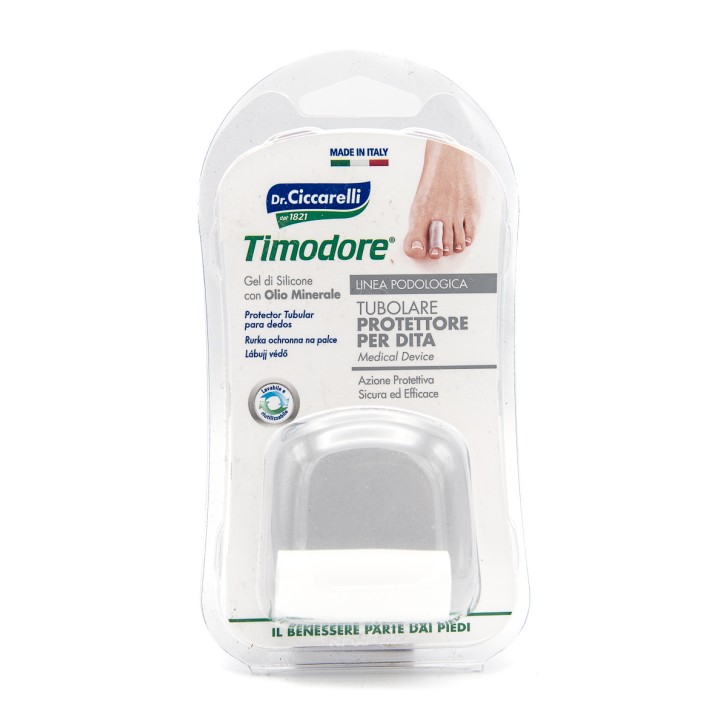 Timodore Tubolare Protettore Dita in Gel di Silicone 1 Pezzo