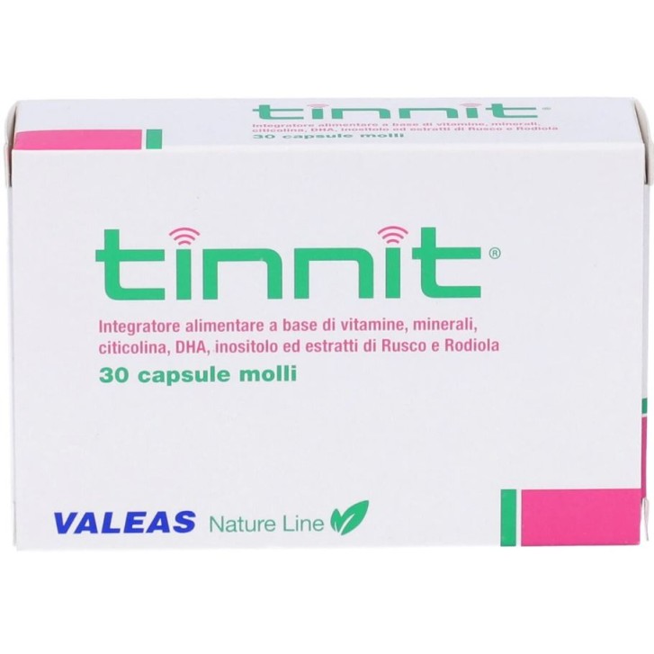 Tinnit 30 Capsule Molli - Integratore per il benessere dell&rsquo;apparato uditivo