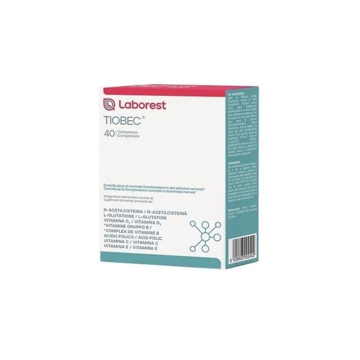 Tiobec 40 Compresse - Integratore Benessere Sistema Nervoso
