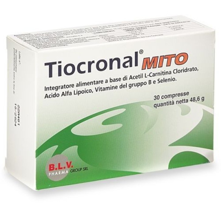 Tiocronal Mito 30 compresse - Integratore Alimentare