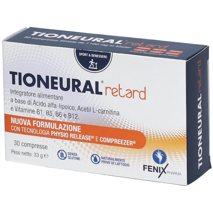 Tioneural Retard 30 Compresse - Integratore per il sistema nervoso