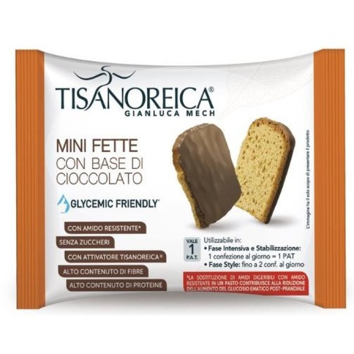 Tisanoreica Style Mini Fette Biscottate con Base di Cioccolato 40 grammi