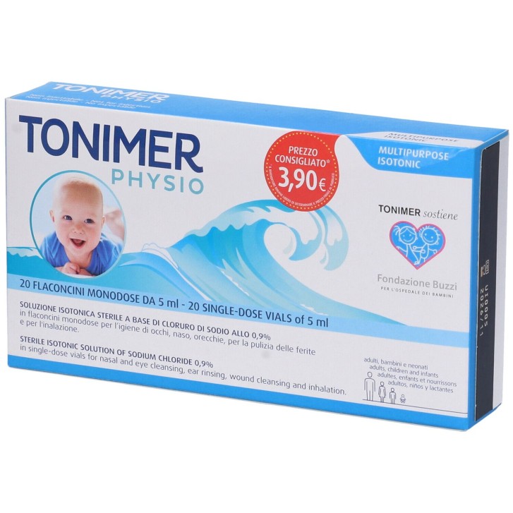Tonimer Physio 20 Flaconcini Monodose 5 ml