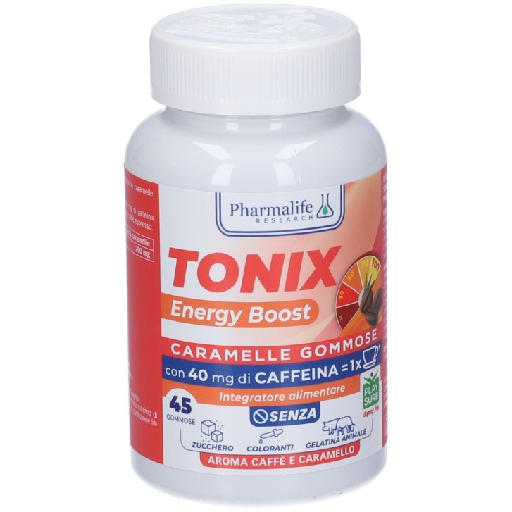 Tonix Energy Boost 45 Caramelle Gommose - Integratore Energia e Concentrazione