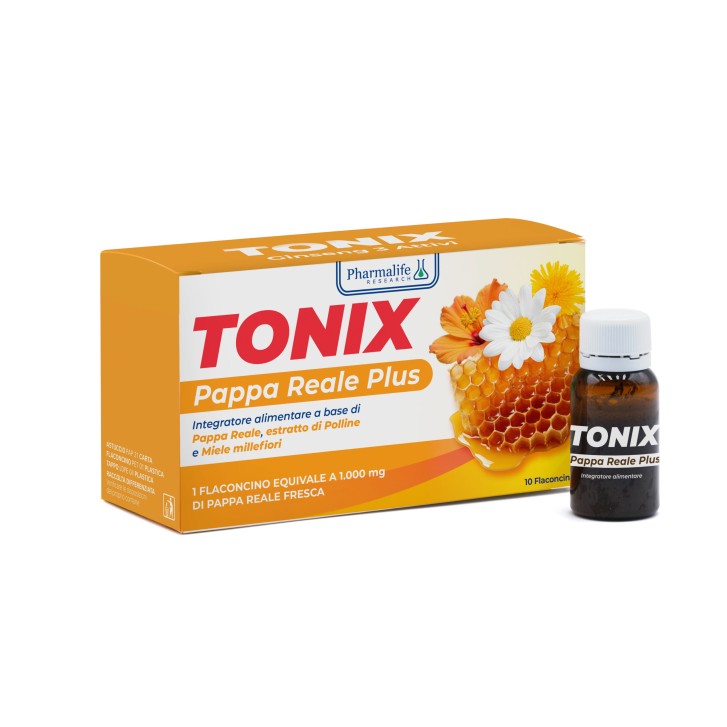 Tonix Pappa Reale Plus 10 Flaconcini - Integratore Alimentare