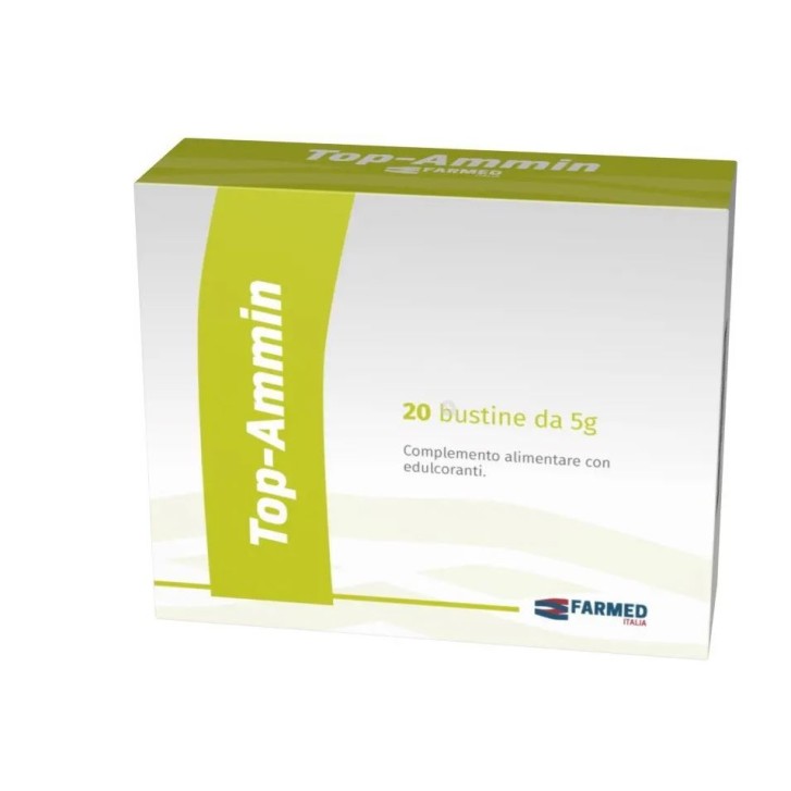 Top-Ammin 20 Bustine - Integratore Energia e Funzione Muscolare