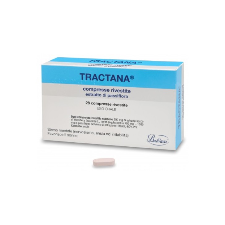 Tractana 200 mg 28 Compresse - Integratore Sonno e Stress