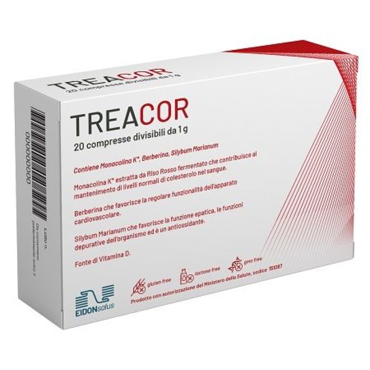 Treacor 20 compresse - Integratore Controllo Colesterolo