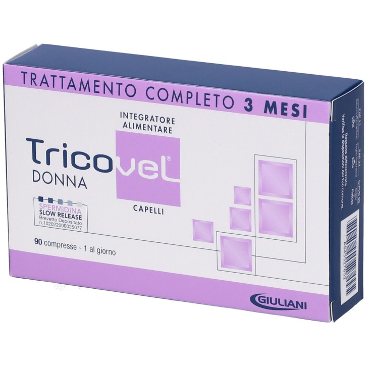 Tricovel Donna 90 compresse - Integratore Anticaduta Capelli