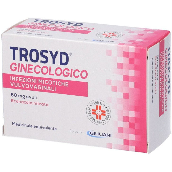 Trosyd Ginecologico 50 mg 15 ovuli vaginali