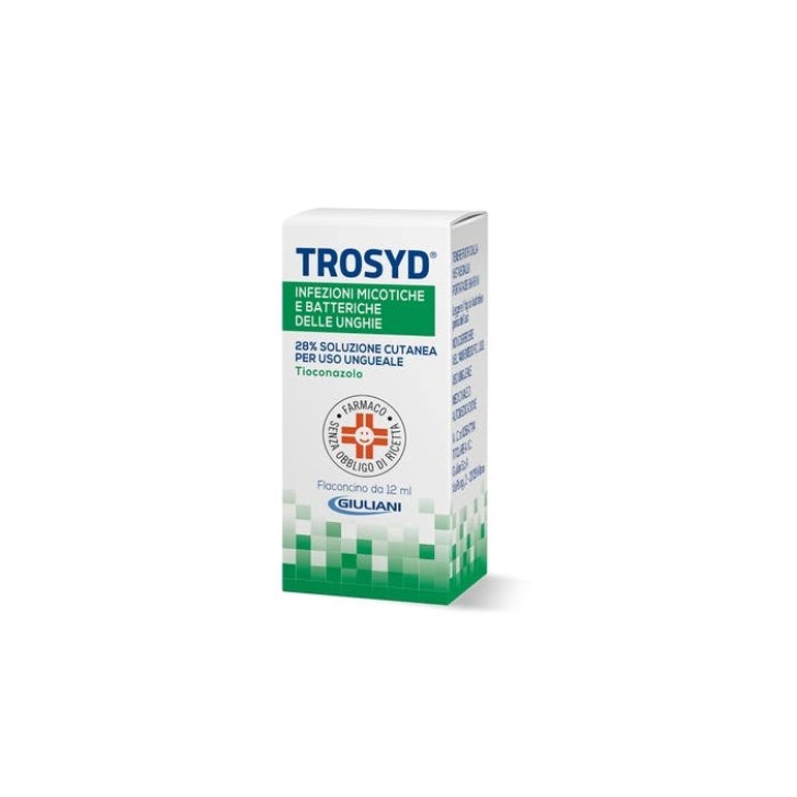 Trosyd 28% Soluzione Cutanea per Uso Ungueale 12 ml - Antimicotico per Onicomicosi