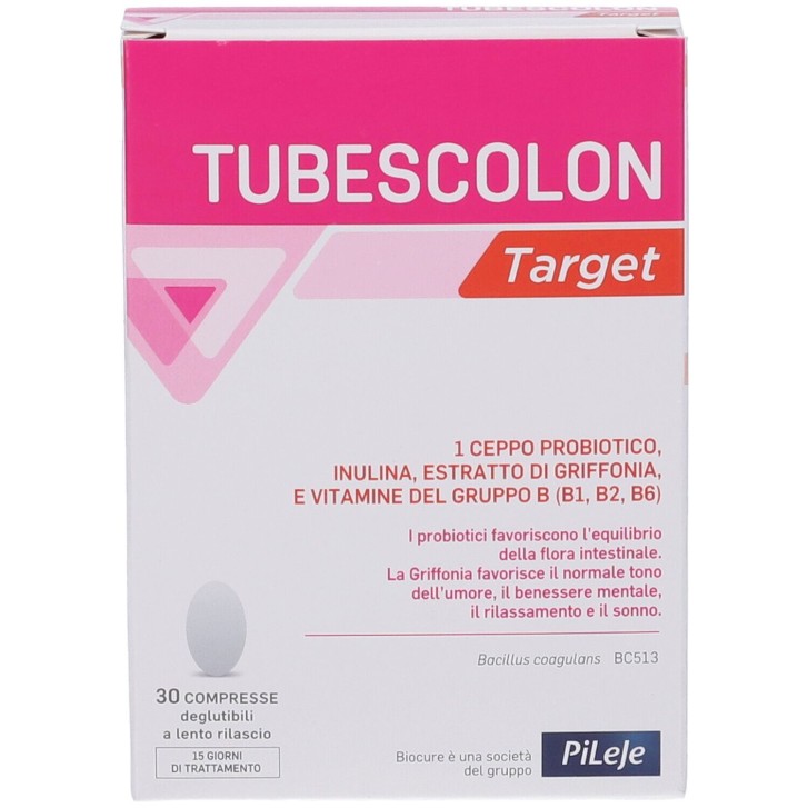 TubesColon Target 30 Compresse - Integratore Alimentare