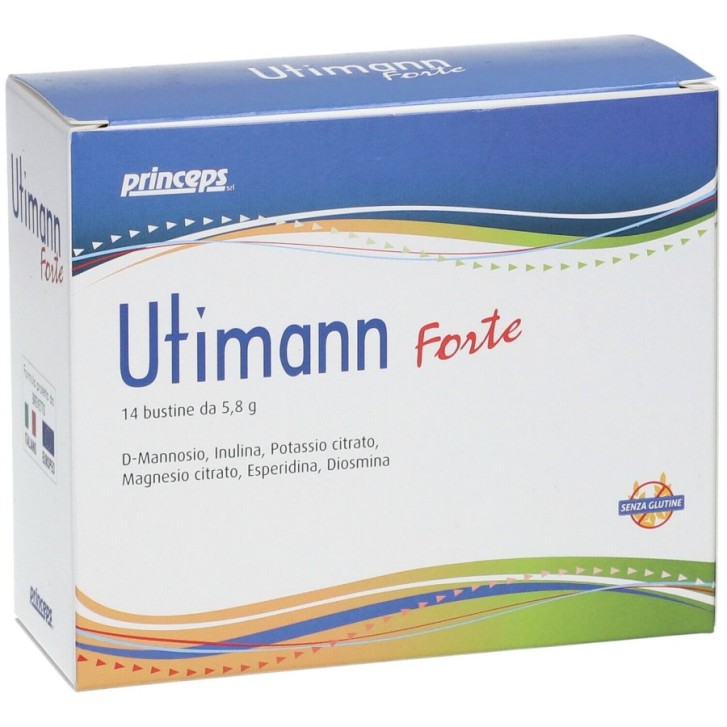 Utimann Forte 14 Bustine - Integratore per Vie Urinarie e Intestino