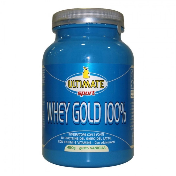Ultimate Sport Whey Gold 100% Gusto Vaniglia 450 grammi - Integratore Proteico