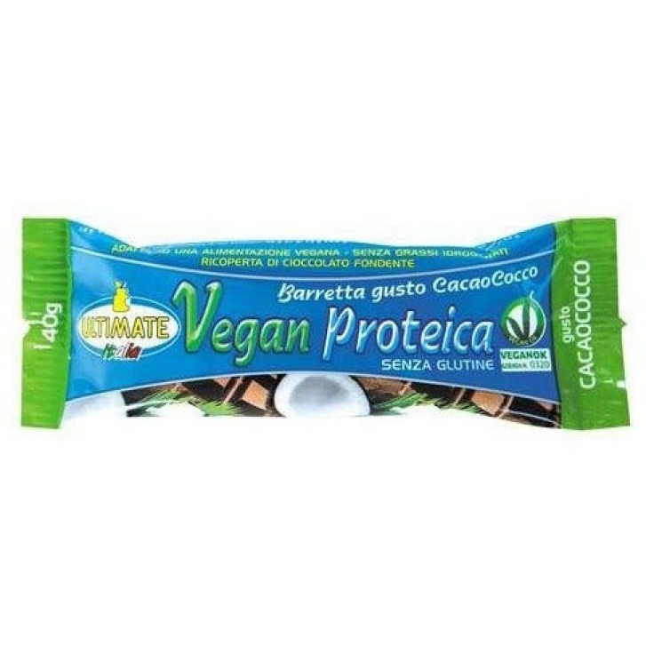 Ultimate Vegan Barretta Proteica Cacao/Cocco 40 grammi
