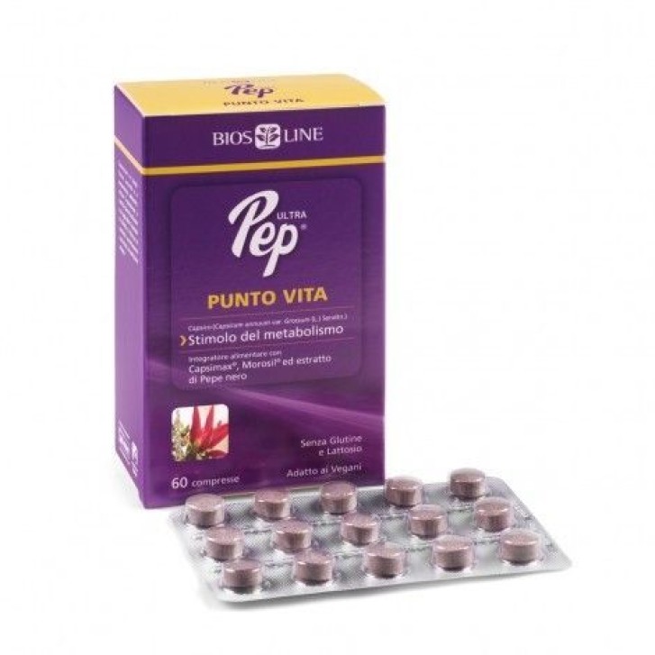 Ultra Pep Punto Vita 30 Compresse - Integratore Stimolatore del Metabolismo