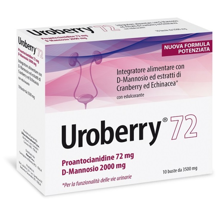 Uroberry 72 10 Buste - Integratore Benessere Vie Urinarie