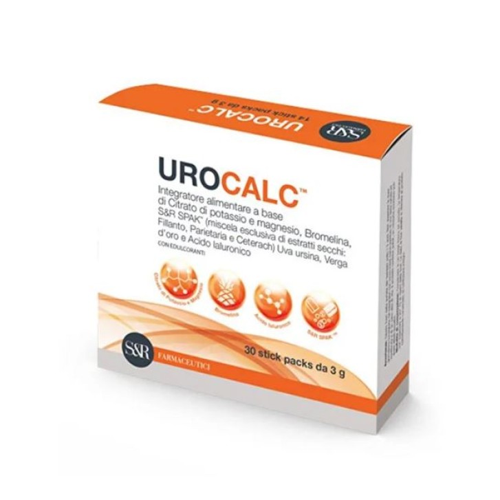 Urocalc 30 Bustine - Integratore per Vie Urinarie ed Equilibrio Elettrolitico