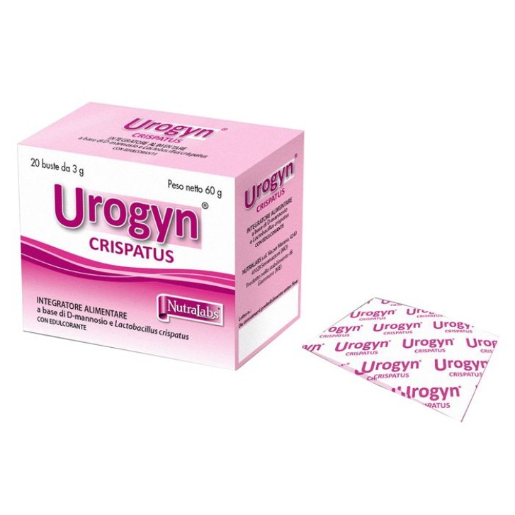 Urogyn Crispatus 20 Bustine - Integratore D-Mannosio e Lactobacillus