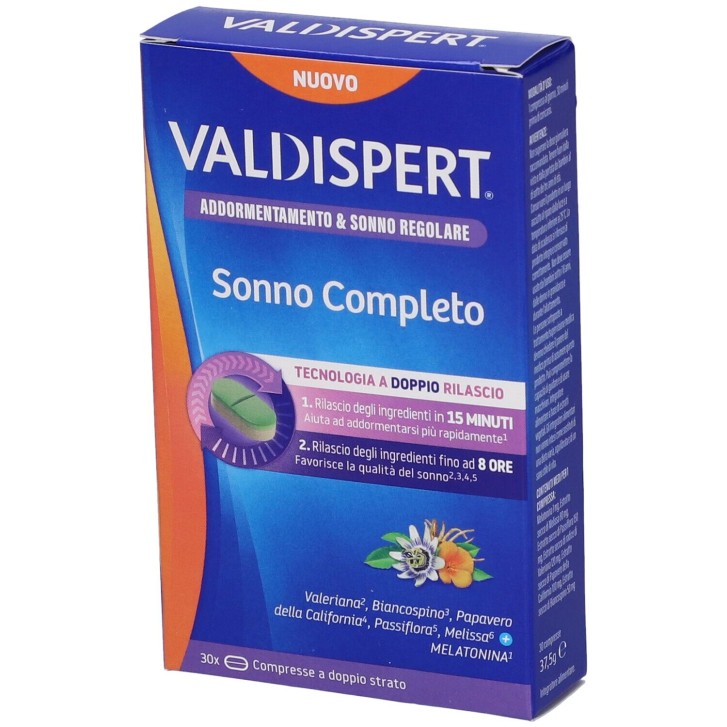 Valdispert Sonno Completo 30 Compresse - Integratore Alimentare