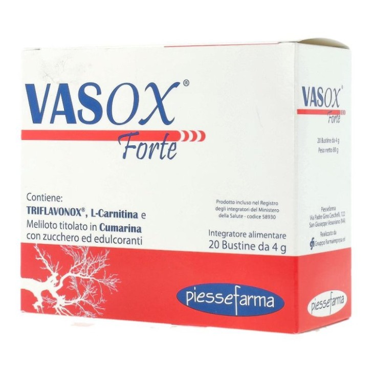 Vasox Forte 20 Bustine - Integratore Benessere Microcircolazione