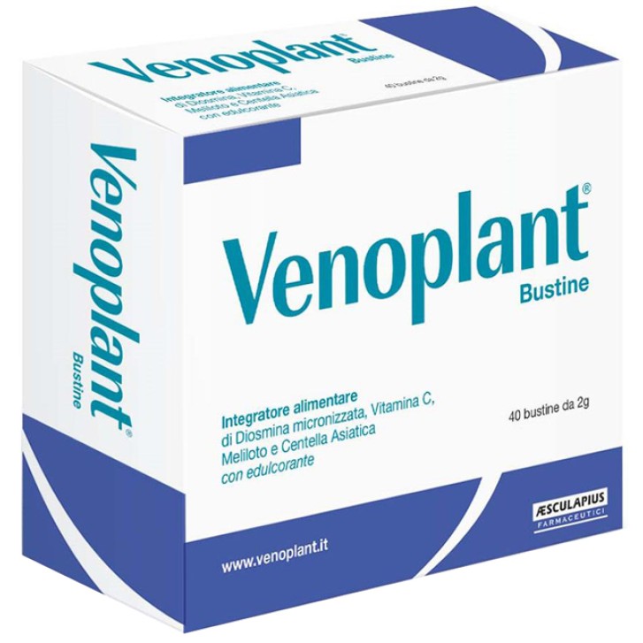 Venoplant 40 Bustine - Integratore Benessere Microcircolo e Drenante