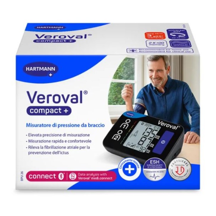 Veroval Compact+ Connect Misuratore di Pressione da Braccio