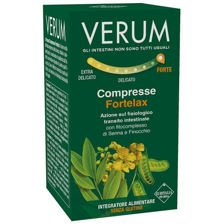 Verum Fortelax 80 Compresse - Integratore Transito Intestinale