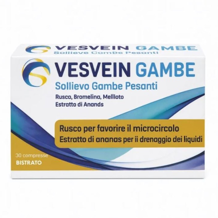 Vesvein Gambe Sollievo 30 compresse - Integratore Gambe Pesanti