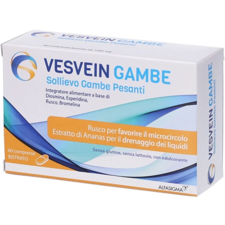 Vesvein Gambe Sollievo 60 compresse - Integratore Gambe Pesanti