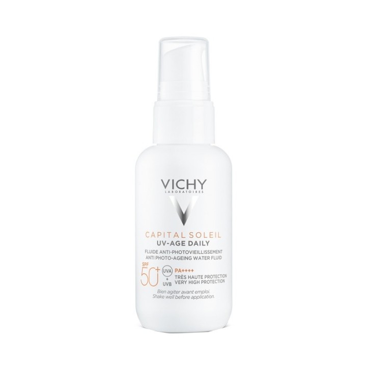 Vichy Capital Soleil UV-Age Fluido Solare SPF 50+ Protezione Molto Alta 40 ml