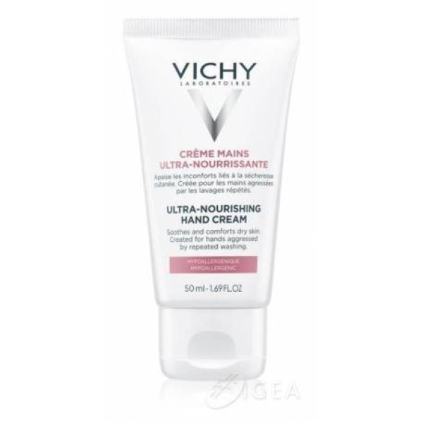 Vichy Crema Mani UltraNutriente e Ipoallergenica 50 ml