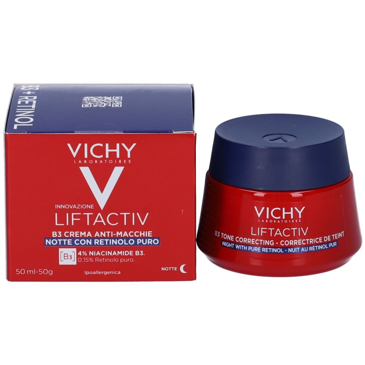 Vichy Liftactiv B3 Crema Notte al Retinolo Puro 50 ml