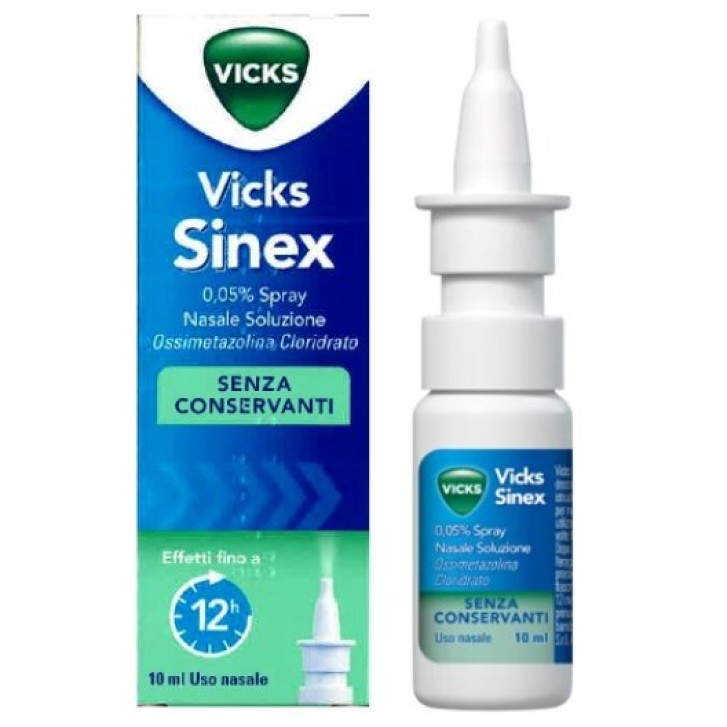 Vicks Sinex Spray Nasale Senza Conservanti 10 ml