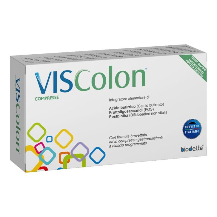 Viscolon 30 Compresse Gastroresistenti - Integratore per Flora Intestinale