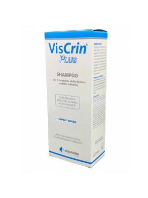 Viscrin Plus Shampoo Antiforfora Capelli Grassi 200 ml