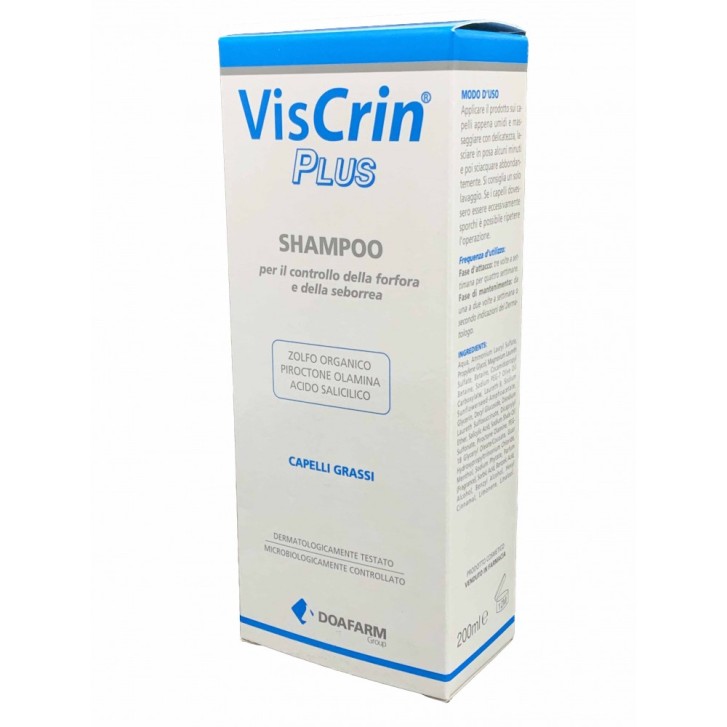 Viscrin Plus Shampoo Antiforfora Capelli Grassi 200 ml